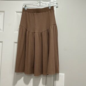 Hello yellow knee length skirt kids xl